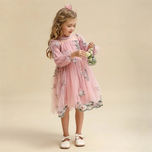 Vestido flora Infantil Menina