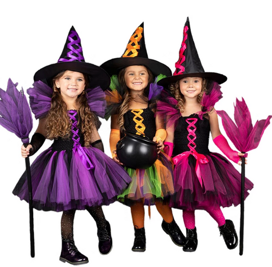 Fantasia Bruxinha Luxo Halloween