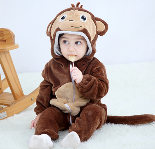 Pijama Macaquinho Extra Soft Bebê