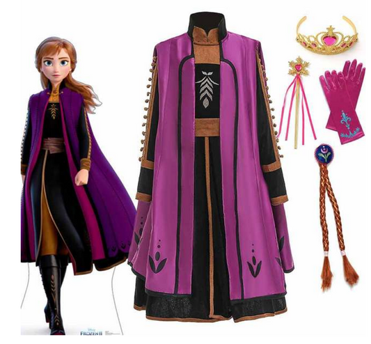 Fantasia Princesa Ana Frozen Premium Disney (Anna)