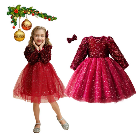 Vestido Infantil Belle Kids (Natal)