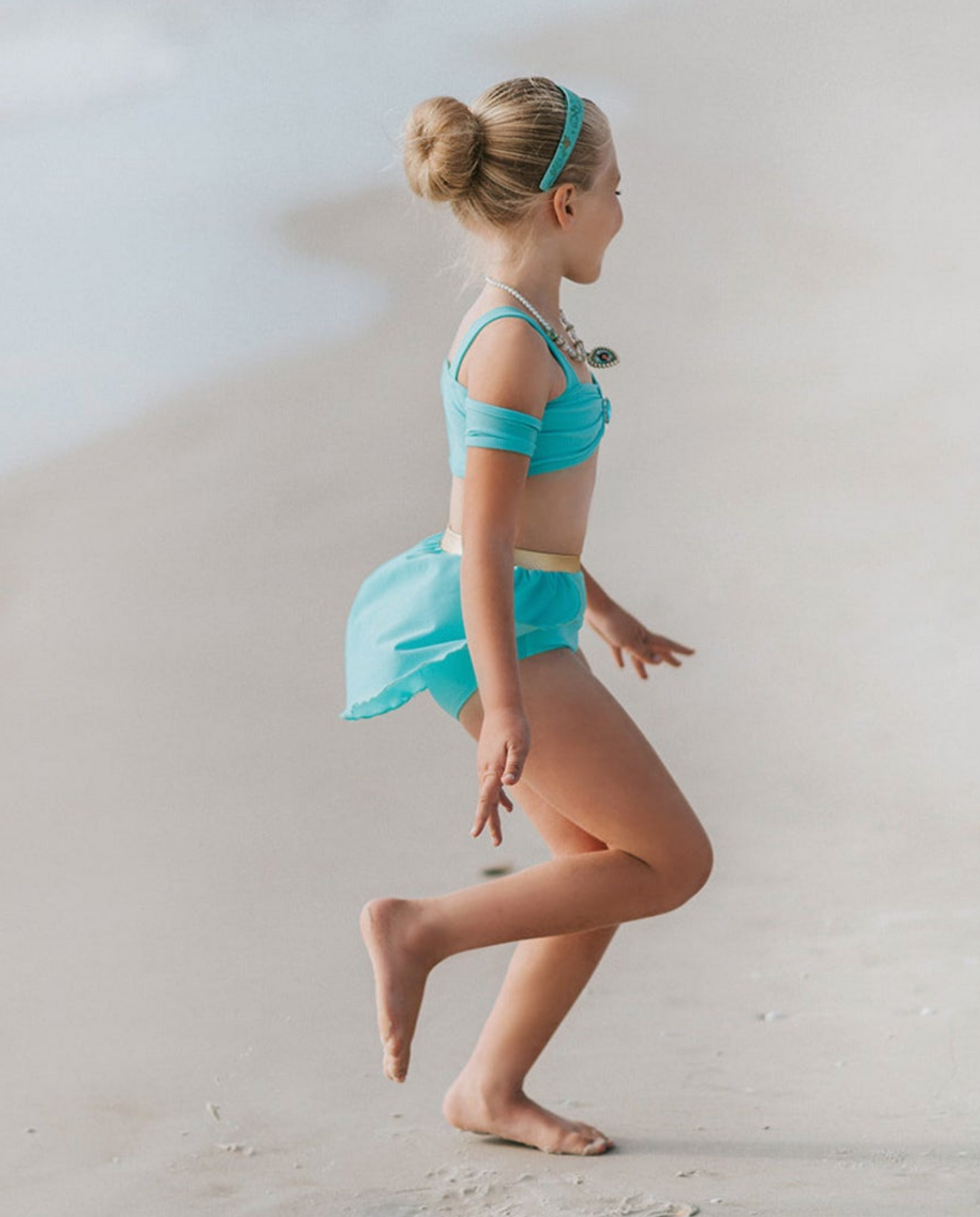 Moda Praia Conjunto Jasmine Disney Kids