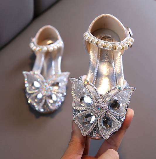 Sapato Cinderela Disney Encanto Princesa Prateado