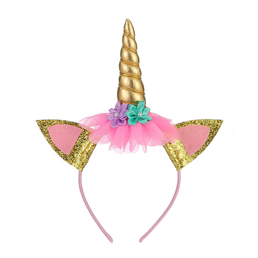 Acessório Tiara Arco Diadema Unicórnio