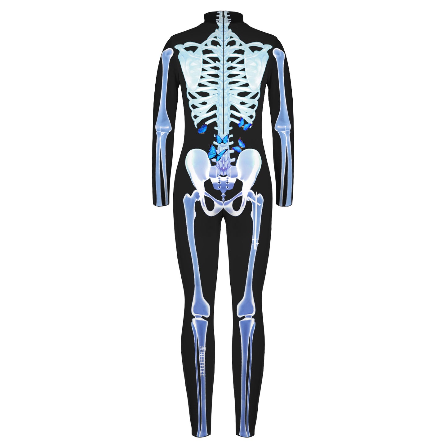 Fantasia Esqueleto Borboleta Halloween Familiar Menino