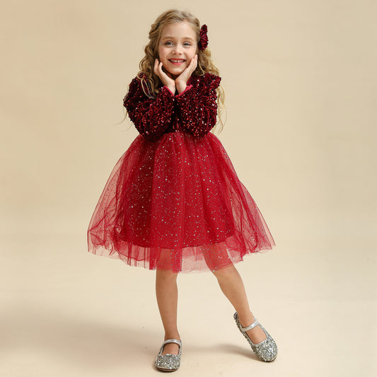 Vestido Infantil Belle Kids (Natal)