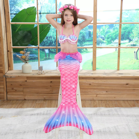 Moda Praia Biquíni Pequena Sereia Premium