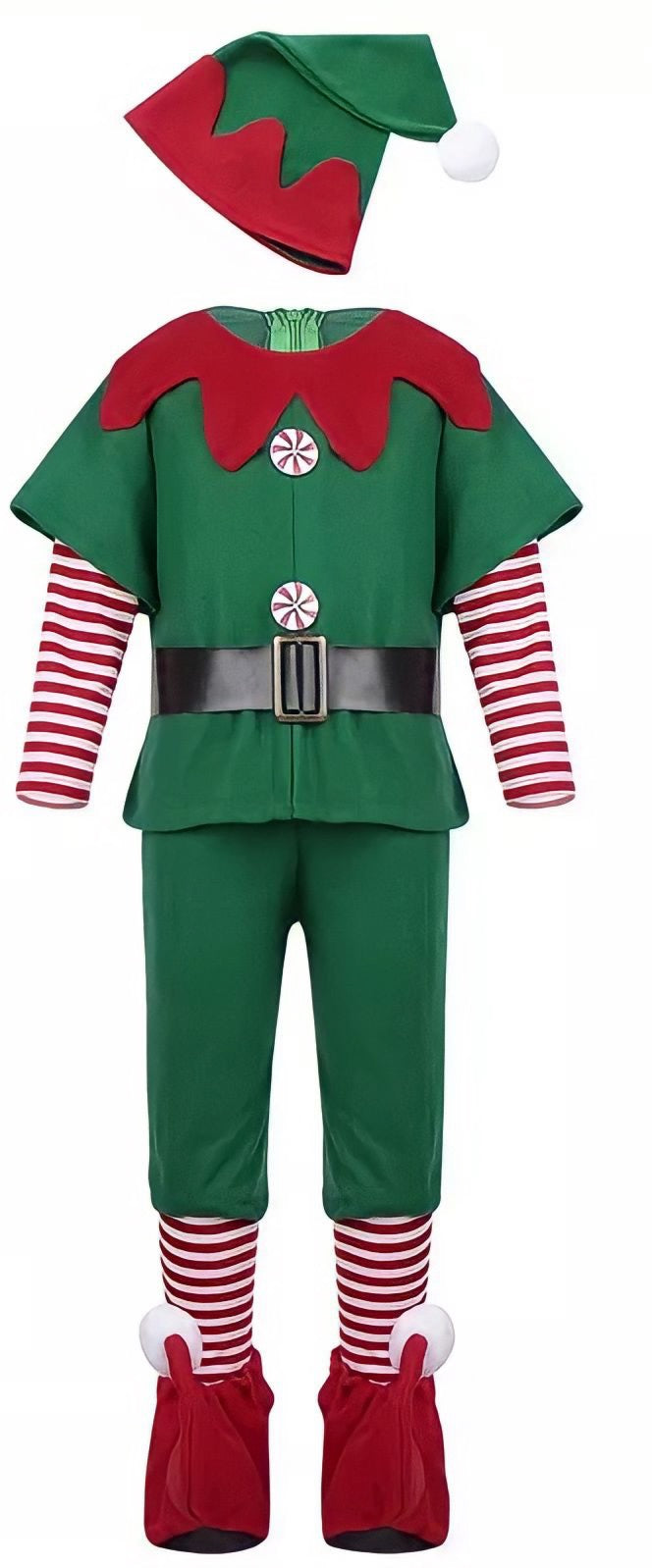 Fantasia Elfo Luxo Familiar Adulto Papai