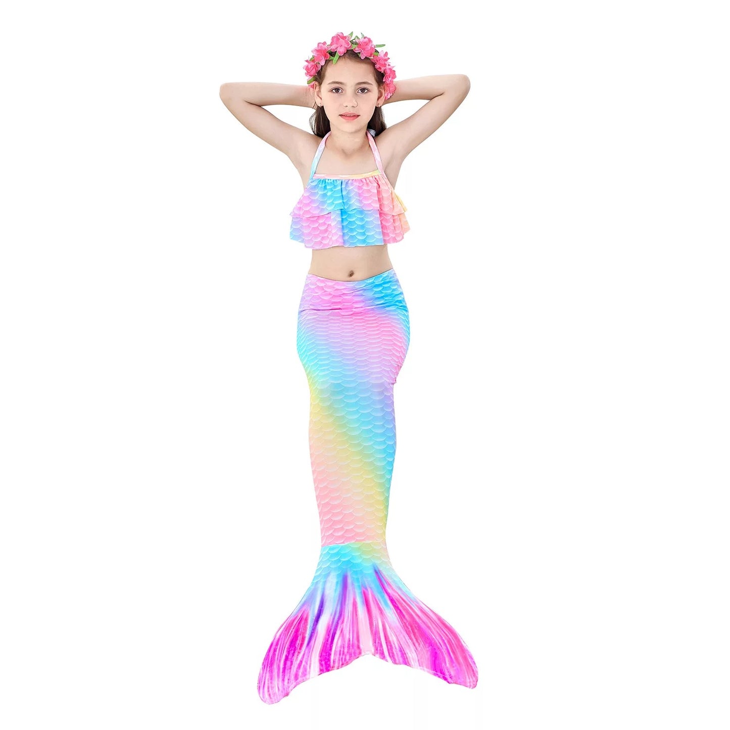 Moda Praia Biquíni Pequena Sereia Luxo