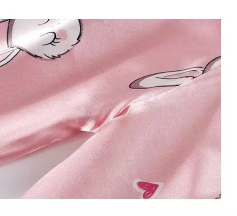 Pijama Cetim Coelhinho Infantil Feminino