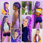 Aplique Rumi Penteado Roxo - Guerreiras do K-pop
