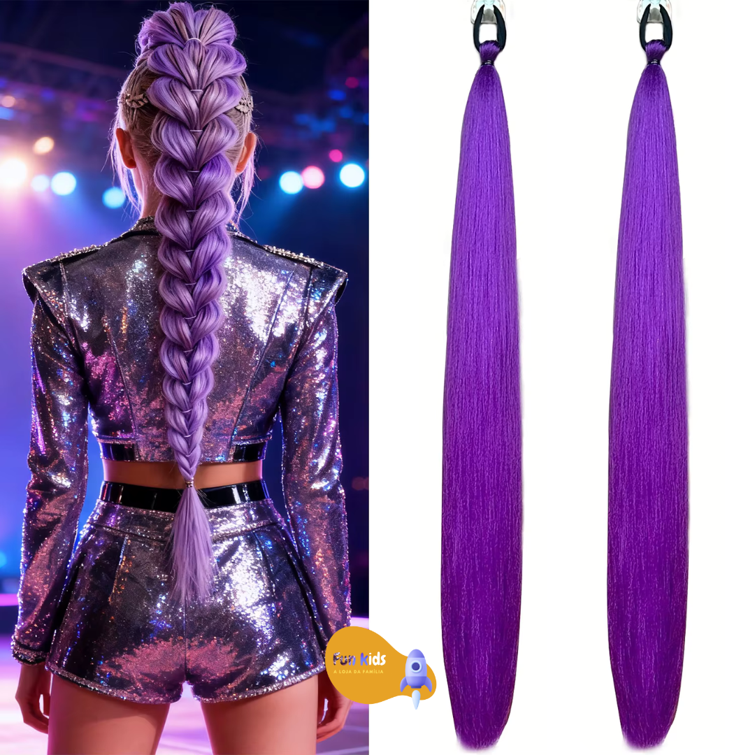 Aplique Rumi Penteado Roxo - Guerreiras do K-pop