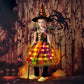 Fantasia Bruxinha Iluminada Luxo Halloween