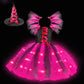 Fantasia Bruxinha Iluminada Luxo Halloween