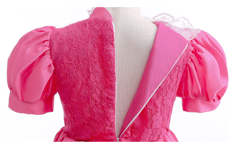 Vestido Princesa Peach Super Mario Bros Luxo