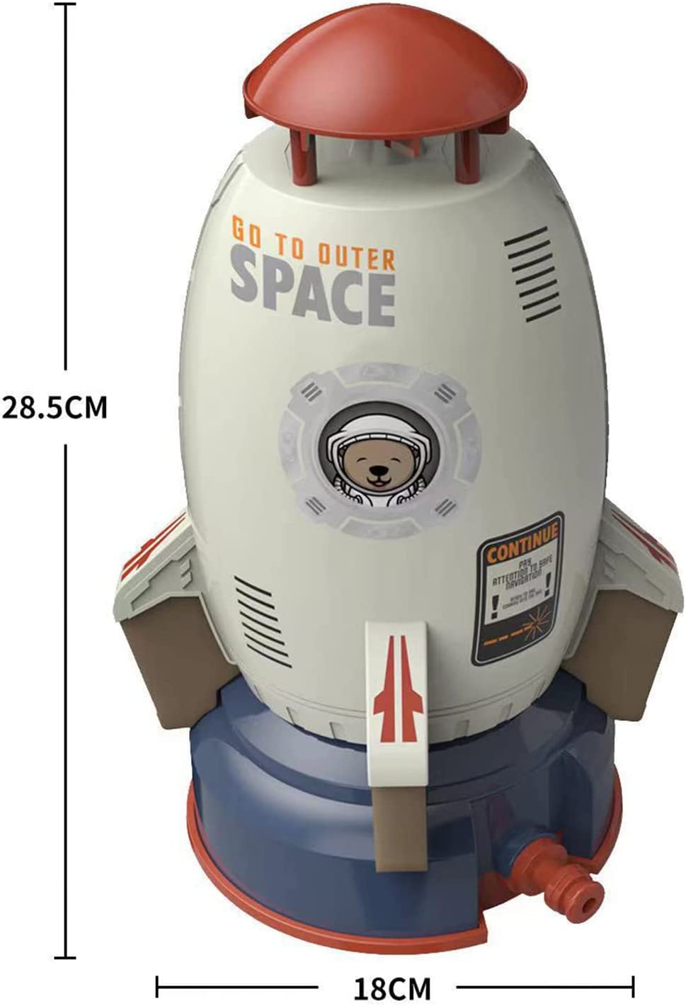 Foguete de água brinquedo