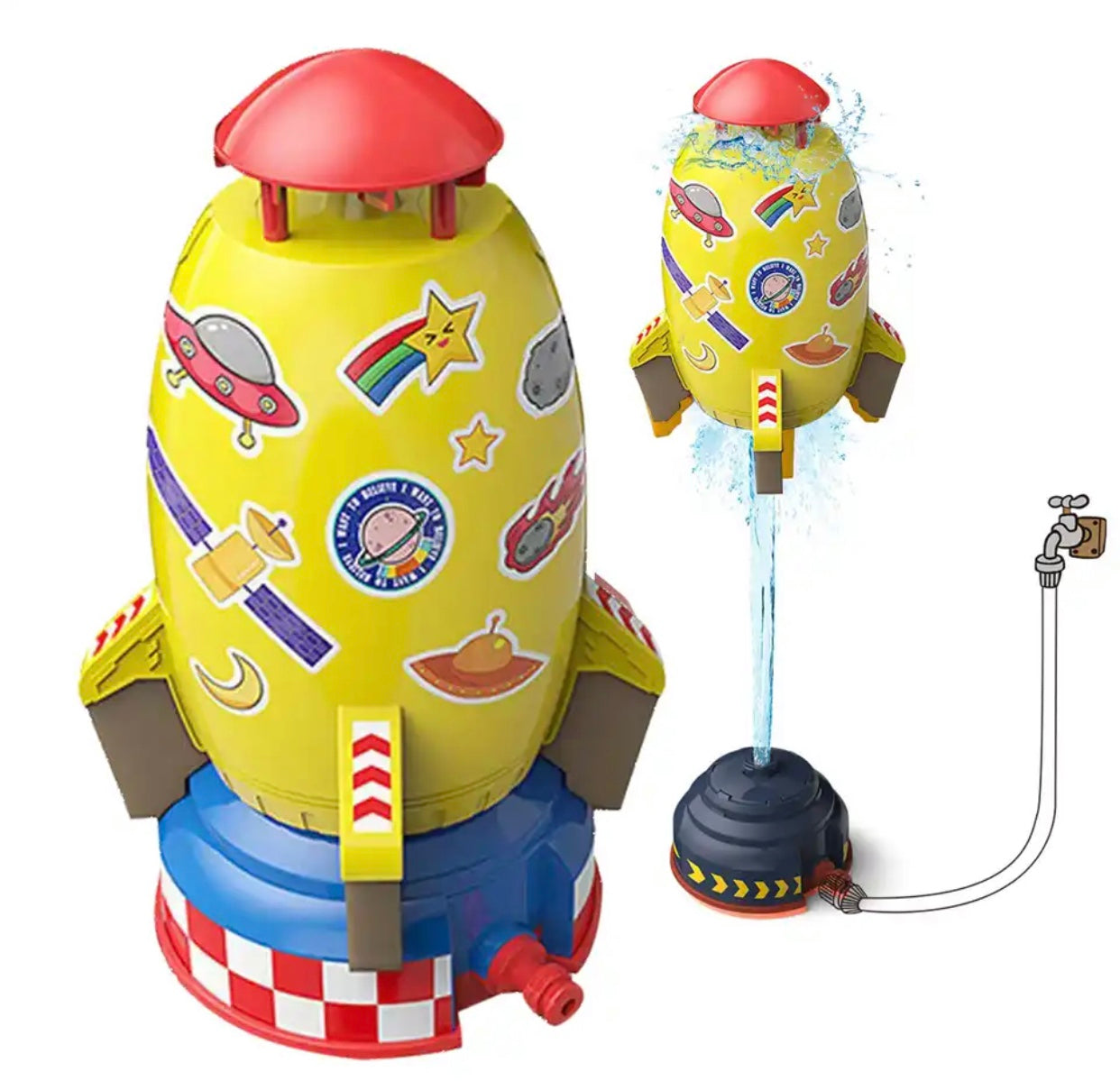 Foguete de água brinquedo
