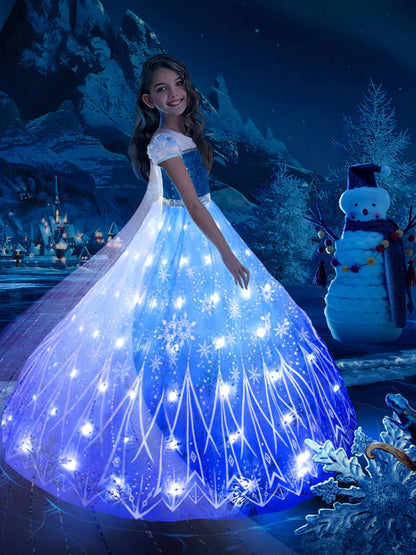 Fantasia Elsa Frozen Iluminada