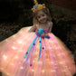 Vestido Unicórnio Mágico Iluminado