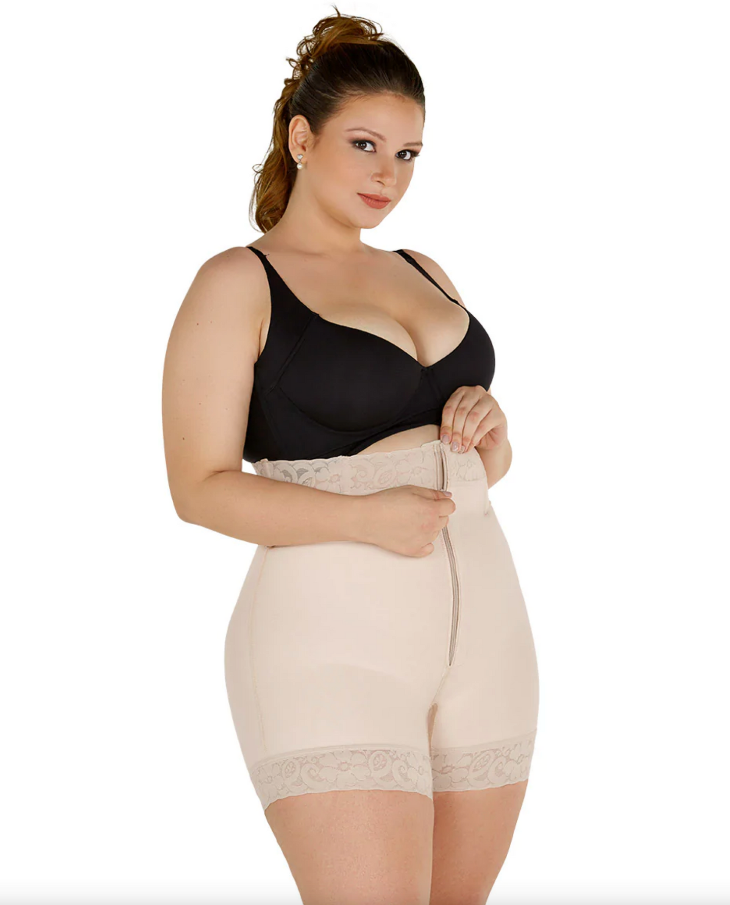 Bermuda Modeladora Leve - Compressora Abdomen