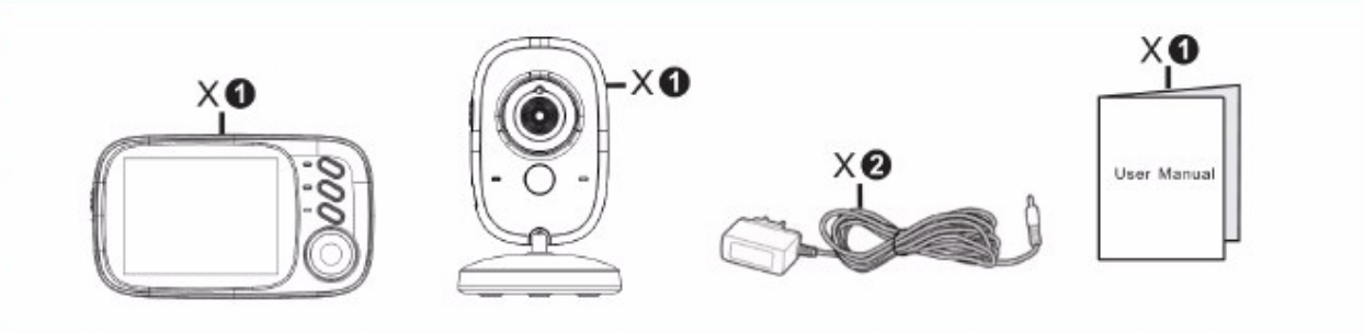 Babá eletrônica Top Tech com voz, visão noturna, controle de temperatura - taktark