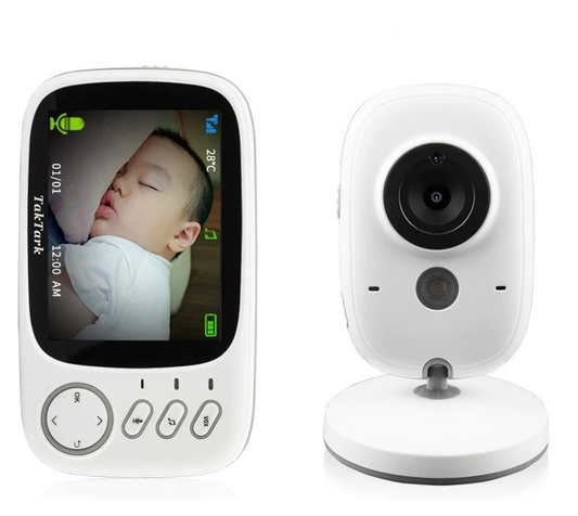 Babá eletrônica Top Tech com voz, visão noturna, controle de temperatura - taktark