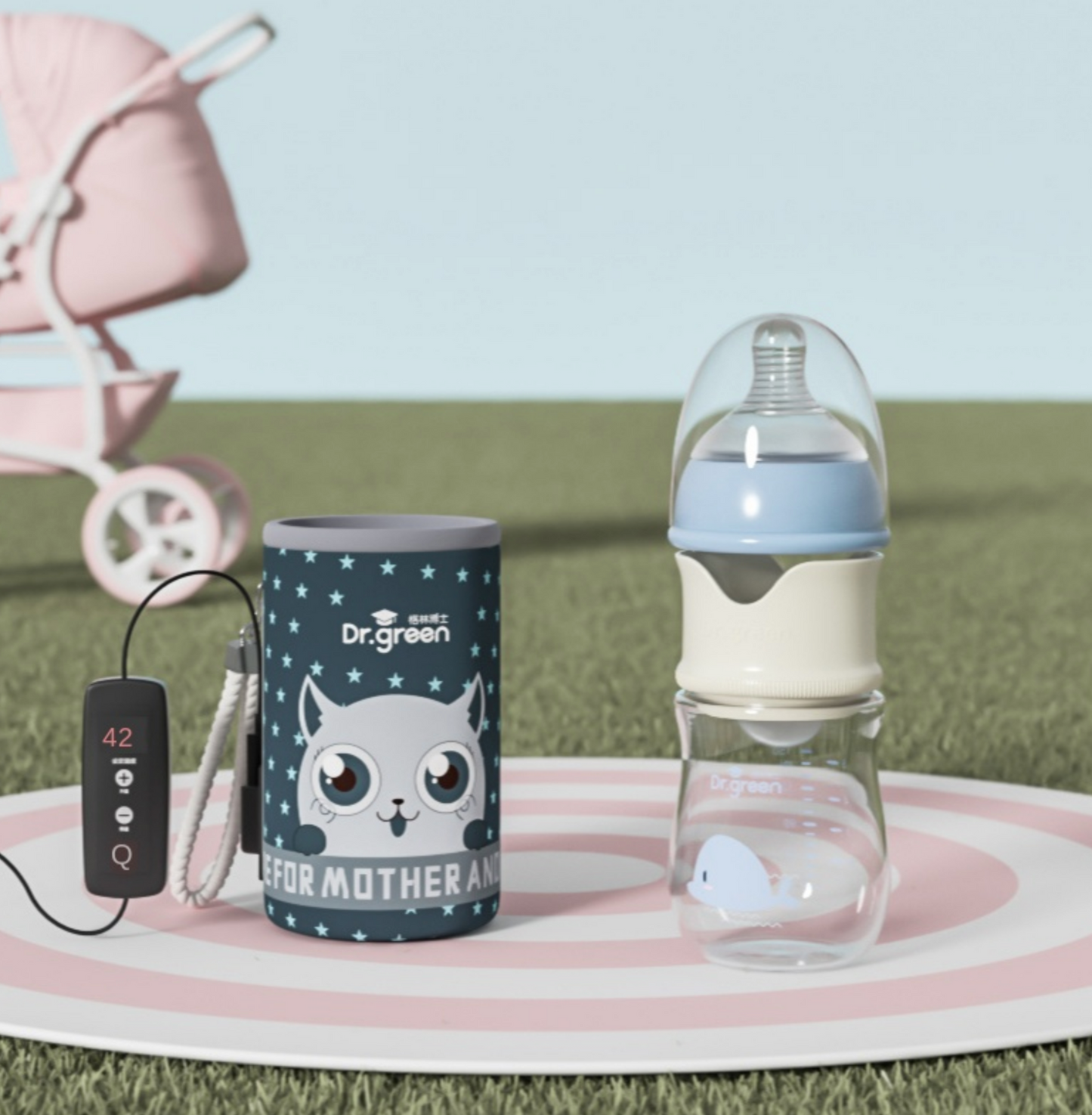 Aquecedor + Mamadeira Prática Flash Portátil Noturno 3 segundos - Top Tech