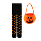 Acessório Meia Calça e Baldinho Abóbora Halloween