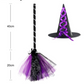 Acessório Chapéu e Vassoura Halloween