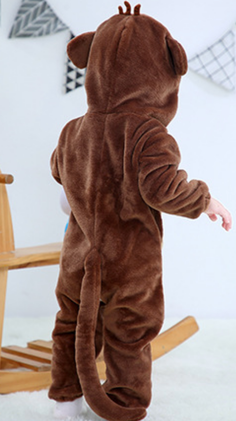 Pijama Macaquinho Extra Soft Bebê