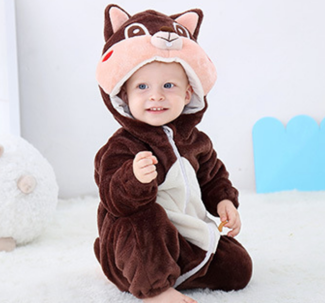 Pijama Esquilo Extra Soft Bebê