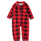 Pijama Xadrez Vermelho Natal Familiar Infantil Bebê