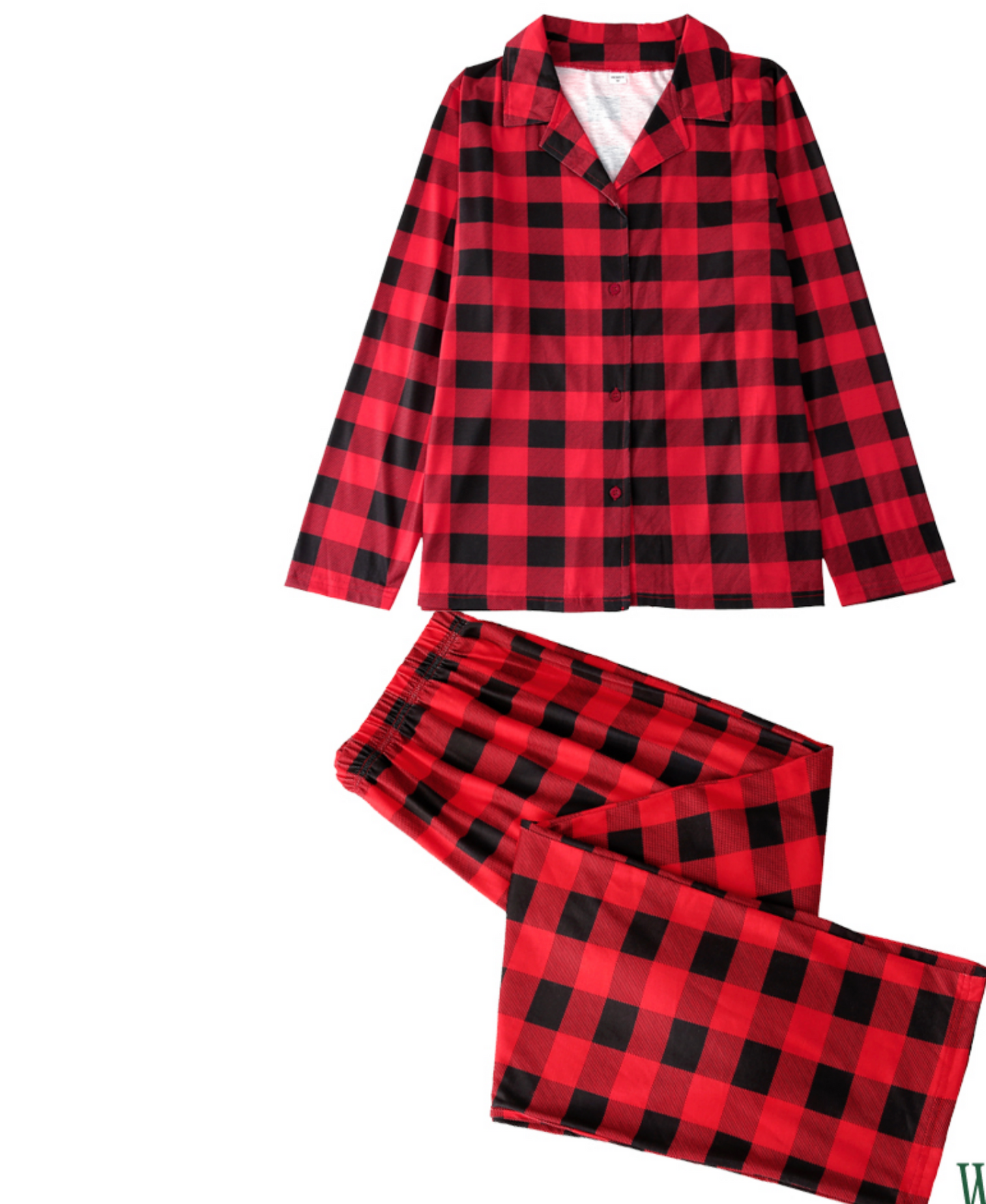 Pijama Xadrez Vermelho Natal Familiar Adulto Papai