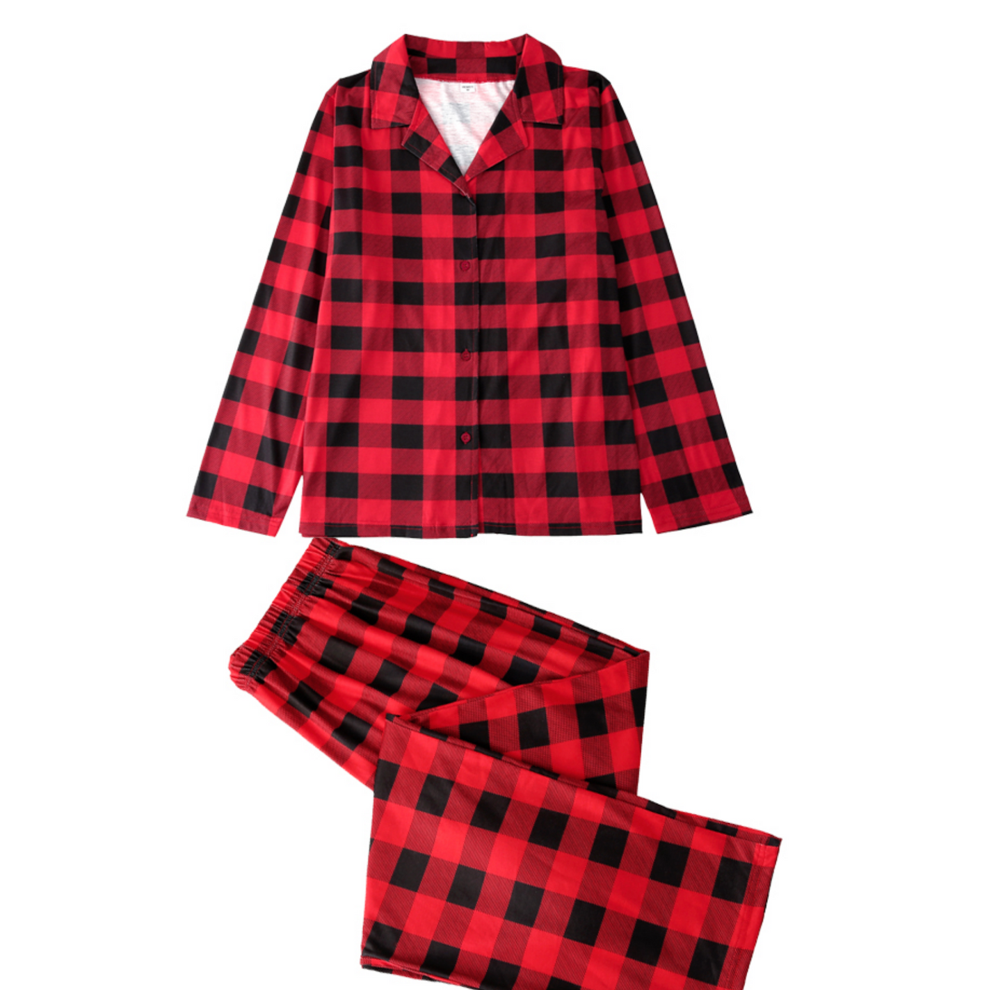 Pijama Xadrez Vermelho Natal Familiar Adulto Mamãe