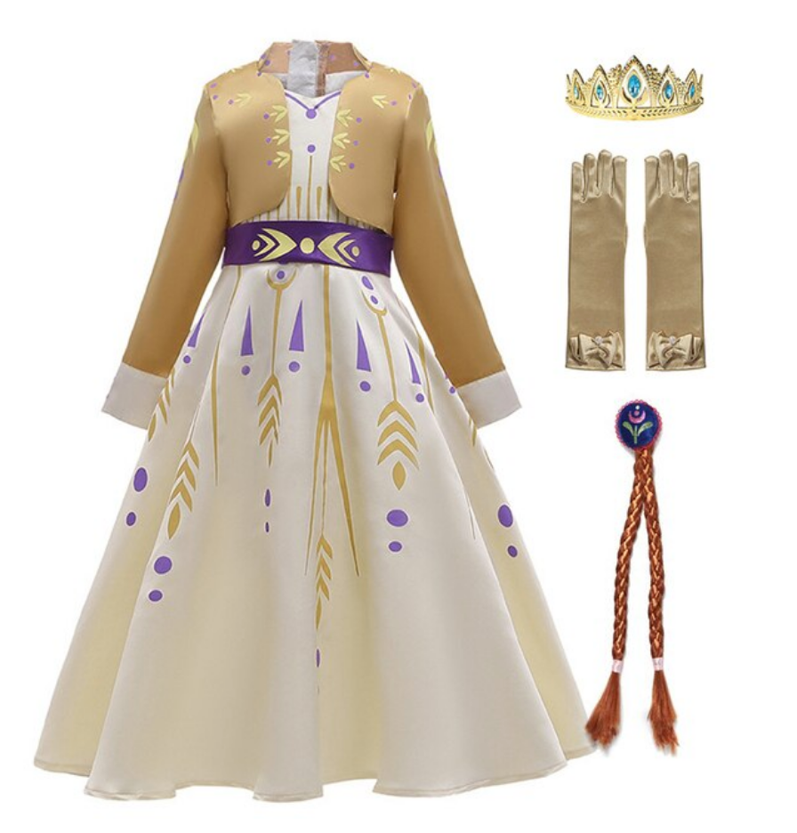 Fantasia Princesa Ana Frozen Disney (Anna)