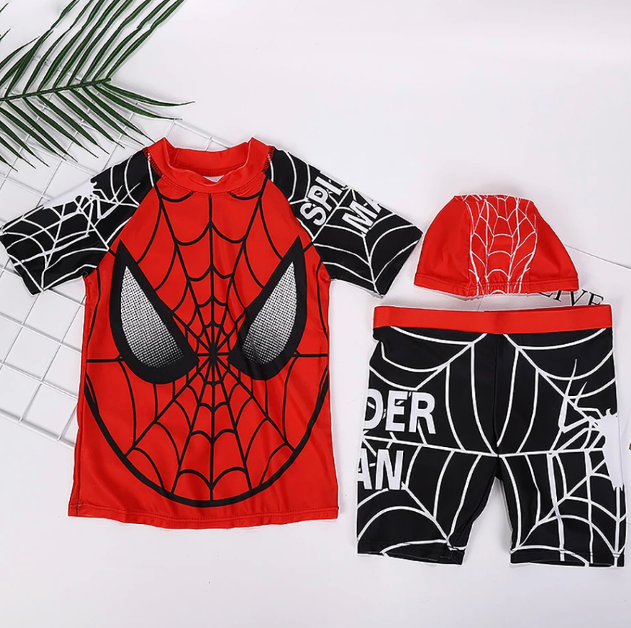 Roupa de Banho Infantil Menino Super Herois