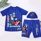 Roupa de Banho Infantil Menino Super Herois