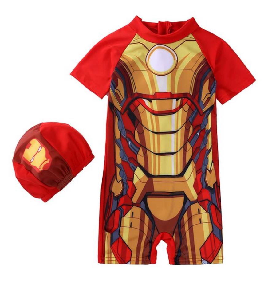 Roupa de Banho Infantil Menino Super Herois