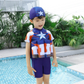 Roupa de Banho Infantil Menino Super Herois