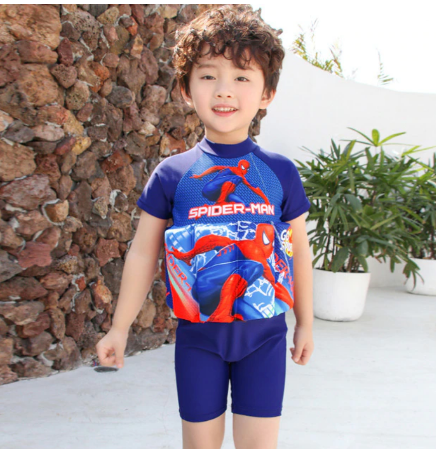 Roupa de Banho Infantil Menino Super Herois
