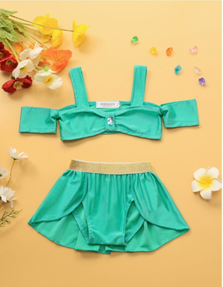 Moda Praia Conjunto Jasmine Disney Kids