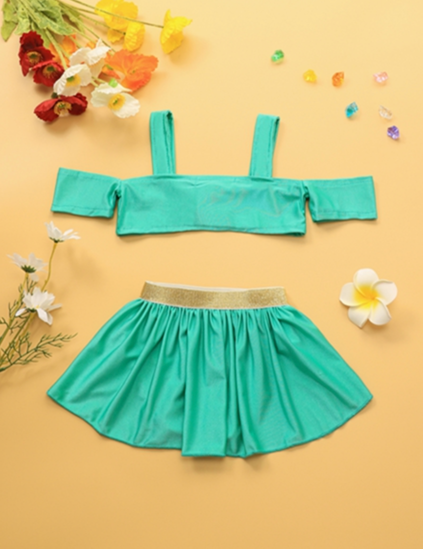 Moda Praia Conjunto Jasmine Disney Kids