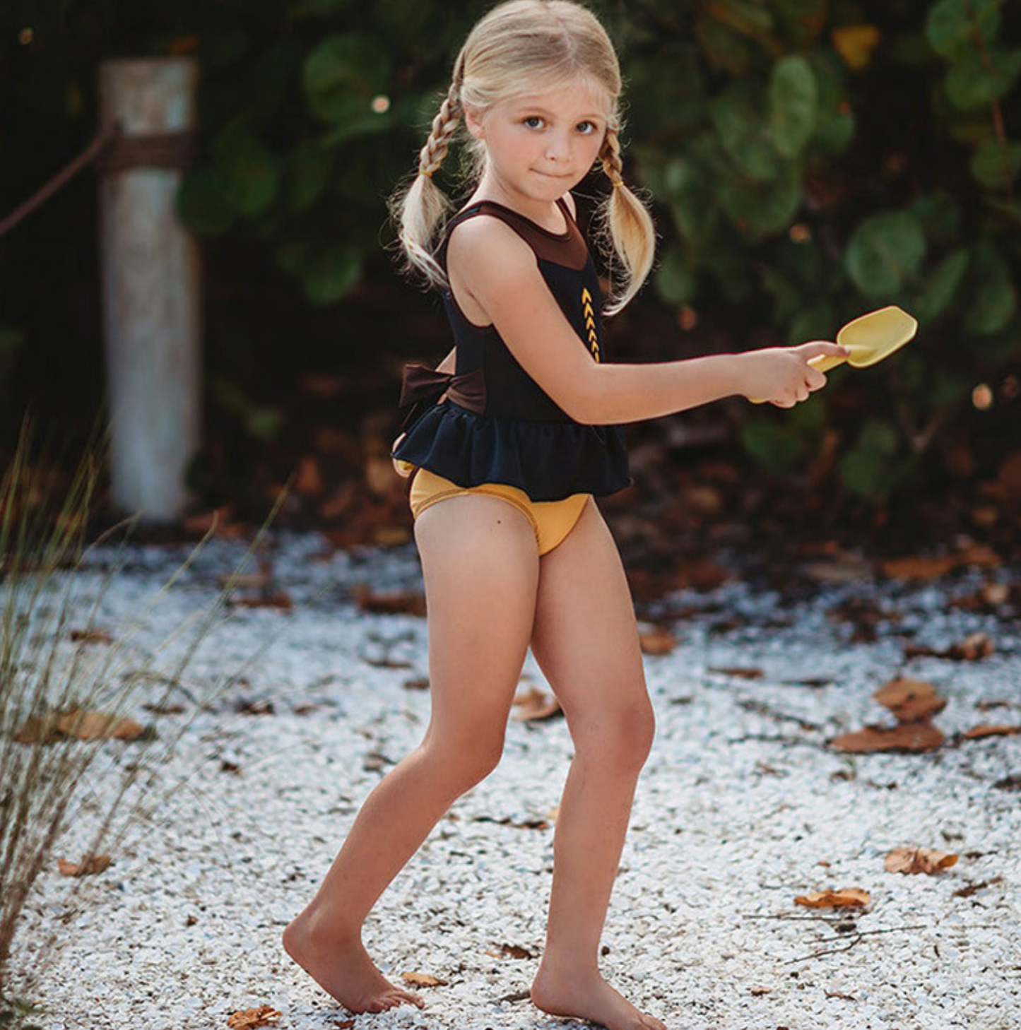 Moda Praia Conjunto Anna Frozen Disney Kids