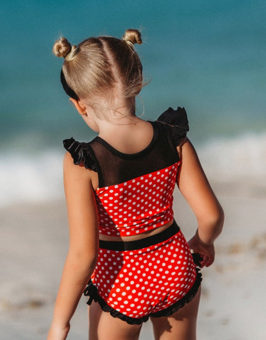 Moda Praia Conjunto Minnie Disney Kids
