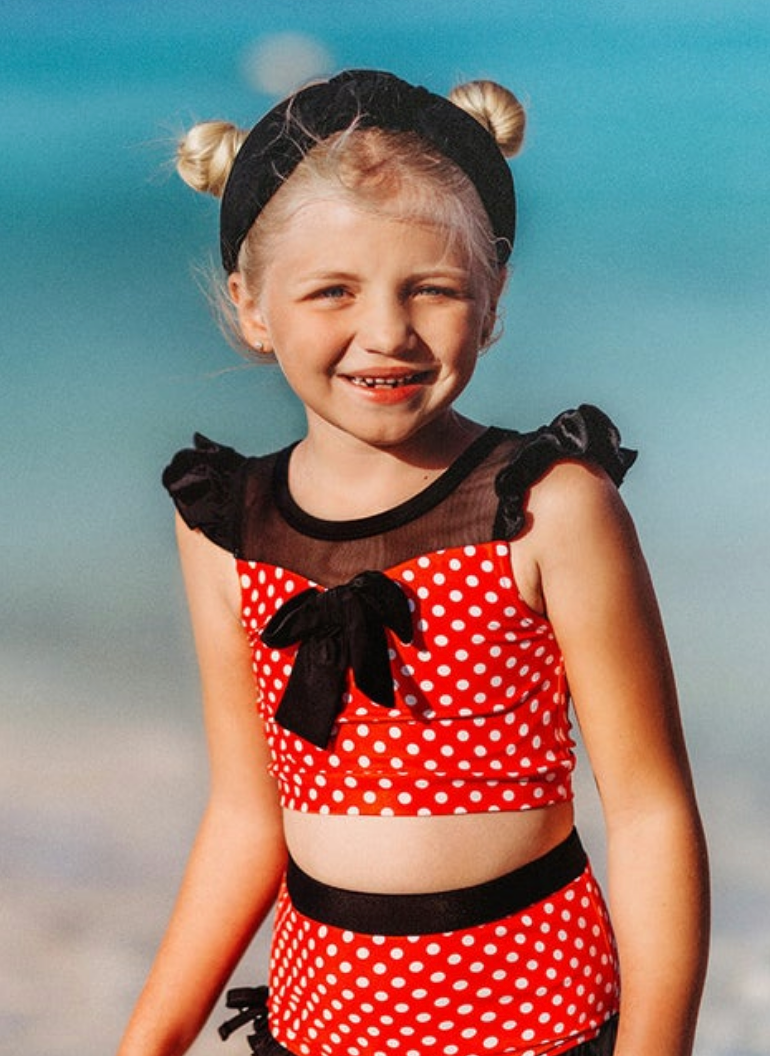 Moda Praia Conjunto Minnie Disney Kids