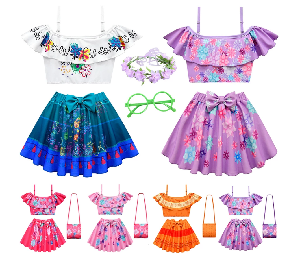 Moda Praia Conjunto Encanto Disney Kids