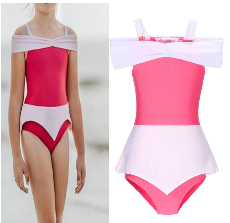 Moda Praia Maiô Aurora Bela Adormecida Disney Kids