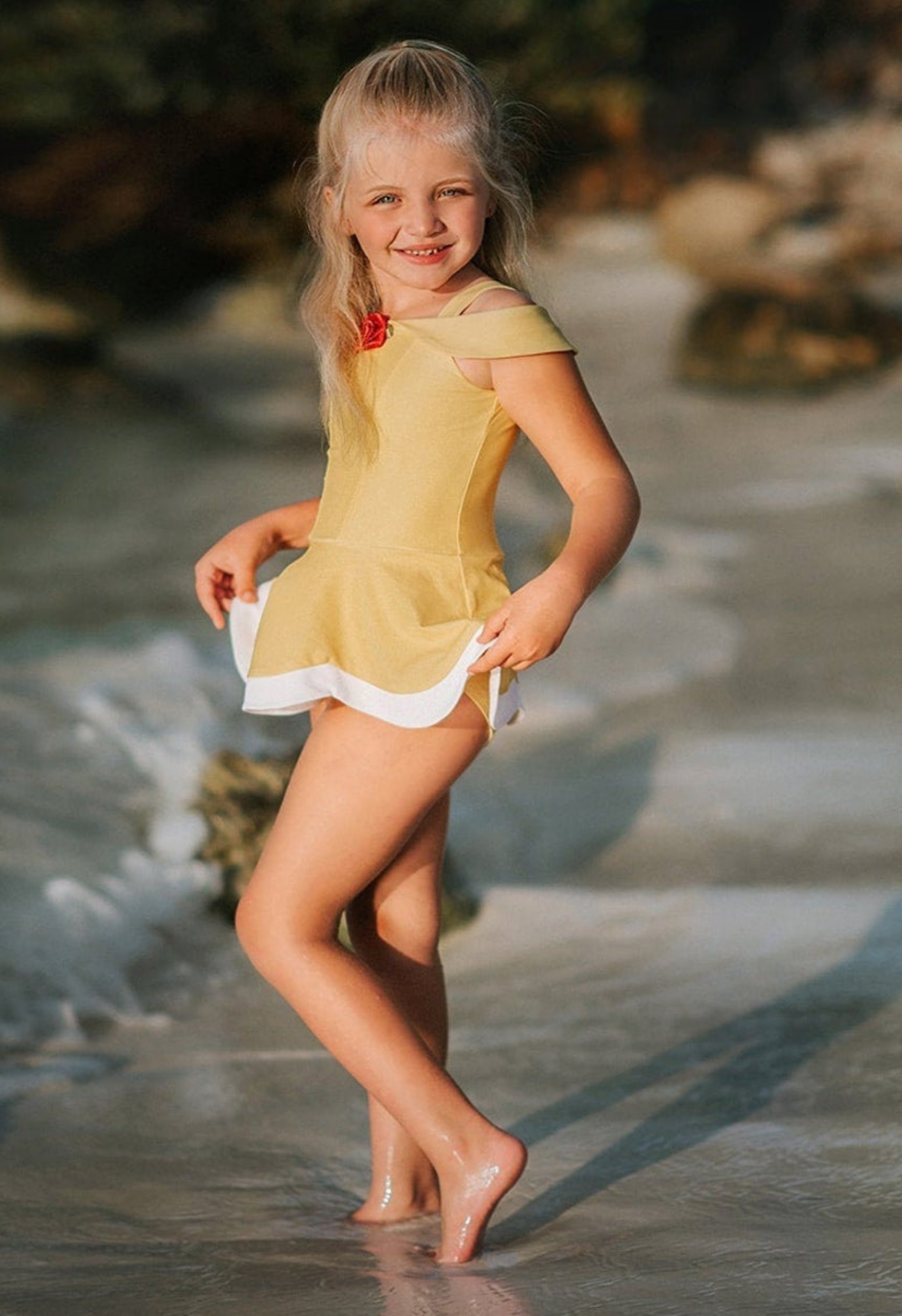 Moda Praia Maiô Bella Disney Kids