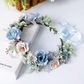 Acessório Flores Azuis Cabelo (Cinderela)