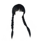 Peruca (cabelo) Wandinha Addams - trancinha